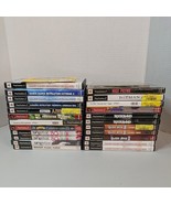 Playstation 2 lot untested 25 games bundle Music Guitar Hero Action Cond... - $56.09
