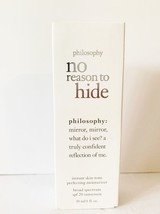 Philosophy No Reason To Hide Instant Skin Perfecting Moisturizer Light1oz Discon - $71.27