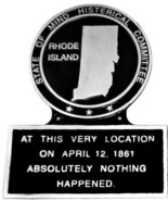 Rhode Island 1861 State Marker, RI 1861 State Plaque, Metal Plaque, Hand... - £23.45 GBP