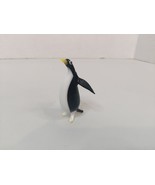 Miniature Blown Art Glass Figurine Penguin Aquarium Display Mini 2.5&quot;H - £11.03 GBP