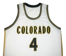 Chauncey Billups College Basketball Jersey Sewn White Any Size image 4