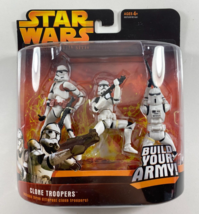 Star Wars Revenge of the Sith Clone Troopers 3-Pack White Action Figure Set - £18.04 GBP
