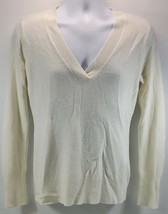 MM) Women's New York & Company Off White V Neck Acrylic Shirt Medium - $9.89 MM) Women's New York & Company Off White V Neck Acrylic Shirt Medium - $9.89