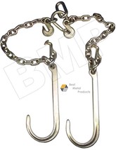 V TYPE TOW CHAIN J HOOK 3/8 x 2´ GRAB HOOK CABLE TRACTOR CAR WRECKER TRU... - £56.22 GBP