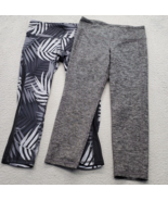 Lot Of 2 Old Navy Active Leggings Womens Small Multi Go Dry Leaf Print P... - $31.66 CAD