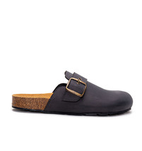 Vegane Pantoletten gepolsterte flache Mules nachhaltig Schuh mit Schnallenriemen - £70.70 GBP