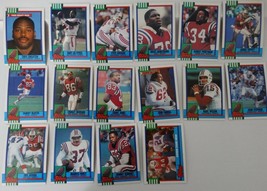 1990 Topps New England Patriots Team Set of 16 Football Cards - £2.36 GBP