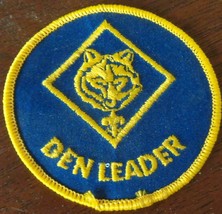Vintage Scout Den Leader Sew-On/Iron-On Patch – Gently Used – VGC – COLL... - £4.64 GBP