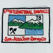 BMW Motorcycle Patch BMWMOA 1978 6th National Rally Ouray Colorado VTG  - $19.55