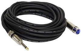 Pyle - PPMJL30 - Professional Microphone Cable 1/4&#39;&#39; Male to XLR Female - 30ft. - £38.36 GBP