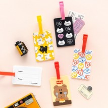 Brunch Brother Korean Cute Silicone Luggage Tag ID Name Tag Suitcase Label - $23.90
