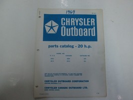 1969 Chrysler Outboard 20 H.P. 200 201 Parts Catalog Manual OB1065 STAIN... - £13.32 GBP