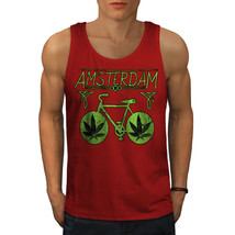 Wellcoda Amsterdam Blunt Bike Mens Tank Top, Holland Active Sports Shirt - £14.87 GBP+