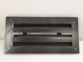 Texas Buildmart 14 x 6 Modern AC Vent Cover Decorative Black Aluminum Ai... - $65.24