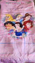 Vintage 1990s Disney Princess Kids Children’s Sleeping Bag Pink Purple - £23.82 GBP