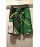 O&#39;Neill Superfreak Series Green multi-color Board Shorts Mens Sz 31 - $20.96