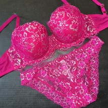 Victoria&#39;s Secret 32DDD, 34DD Soutien-Gorge Ensemble S,M,L,XL Panty Rose... - £63.28 GBP