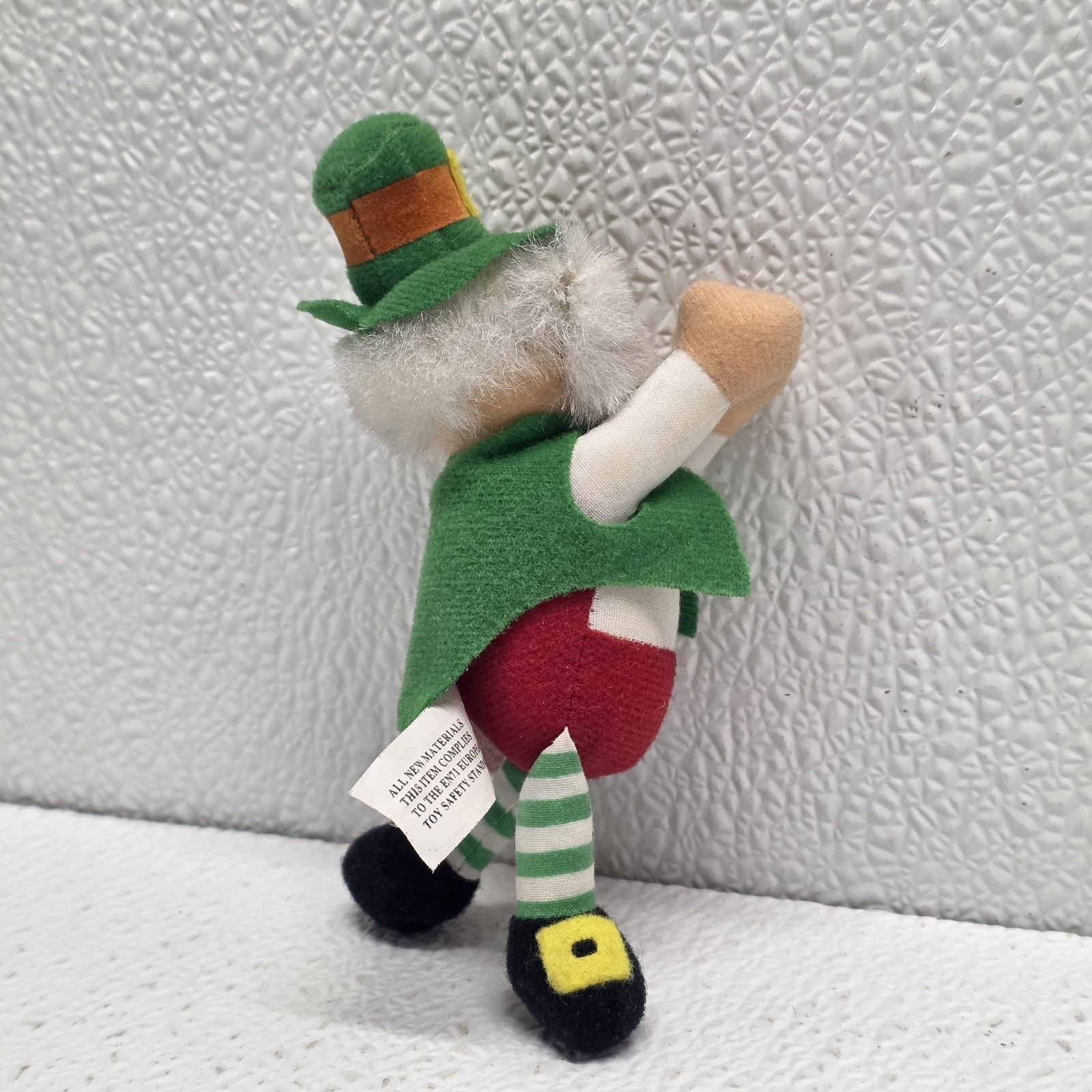 Vintage Pencil Hugger Finnegan Kiddiefun Leprechaun St. Patrick’s Day Mini Plush Item image 5