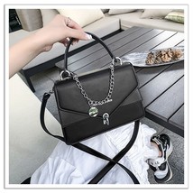 Small Square Bags for Women Handbag Tote 2022 Pu Leather Chains Shoulder Crossbo - £25.24 GBP