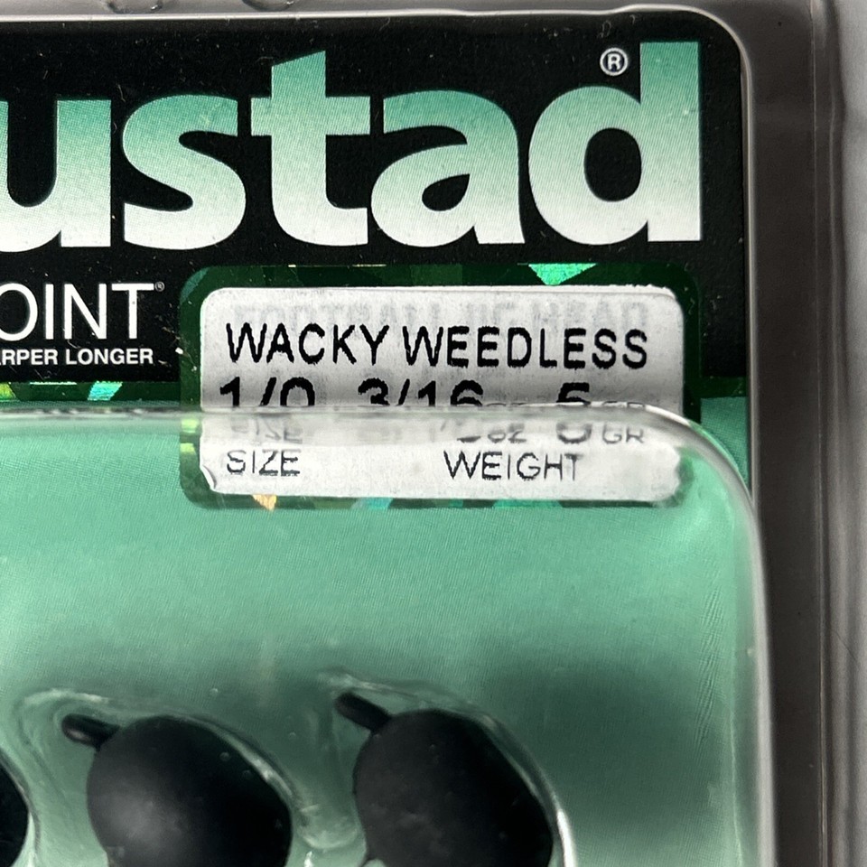 Mustad WWH102-3/16-size- 1/0 Wacky Weedless Jig Head 3/16 oz Item image 2