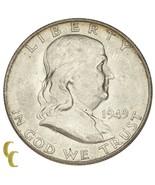 1949-S Silver Franklin Half Dollar 50C (Choice BU Condition) Full Mint L... - $83.15