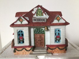 Vtg Lemax Village Collection Dickensvale  School House 1992 25042 - £17.80 GBP