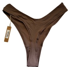 SKIMS Kim Kardashian Dipped Thong Panty Umber Brown PN-DTH-2027 Women&#39;s ... - $11.75