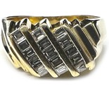 Men&#39;s Cluster ring 14kt Yellow Gold 358545 - £442.58 GBP