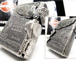 Harley Davidson HDP-28 Eagle 3 Sides Metal Silver ZIPPO 2023 MIB Rare - £69.82 GBP
