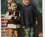 2 Chinese Children Native Sons  San Francisco 1900&#39;s  Postcard - $14.83