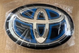 FOR TOYOTA HYBRID COROLLA RAV4 CAMRY C-HR GRILL BLUE FRONT EMBLEM 90975-... - £109.82 GBP