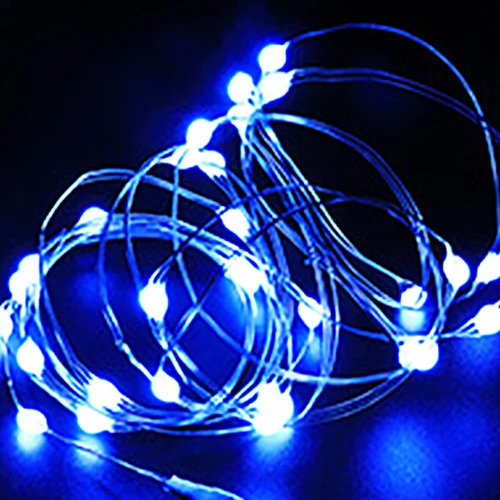 10 pcs LED Fairy String Lights Battery Operated LED Copper Wire String Lights Ou - £61.99 GBP