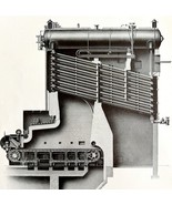 Drum Superheater Chain Grate Babcock Wilcox Boiler 1923 Steam Industrial... - $35.09 CAD