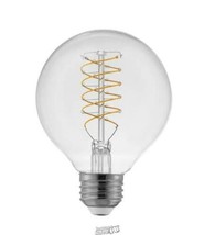 60-Watt Equivalent G25 Dimmable Fine Bendy Filament LED Light Bulb in Daylight - £7.46 GBP