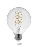 60-Watt Equivalent G25 Dimmable Fine Bendy Filament LED Light Bulb in Da... - $12.97 CAD