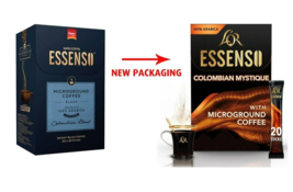 1 PACK ESSENSO Microground Black Coffee Colombian Blend  2g x 20s FREE S... - £11.69 GBP