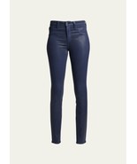 L&#39;agence Margot  Coated High Skinny Jeans Purple Pants Women’s Size 25 NWT - £62.52 GBP