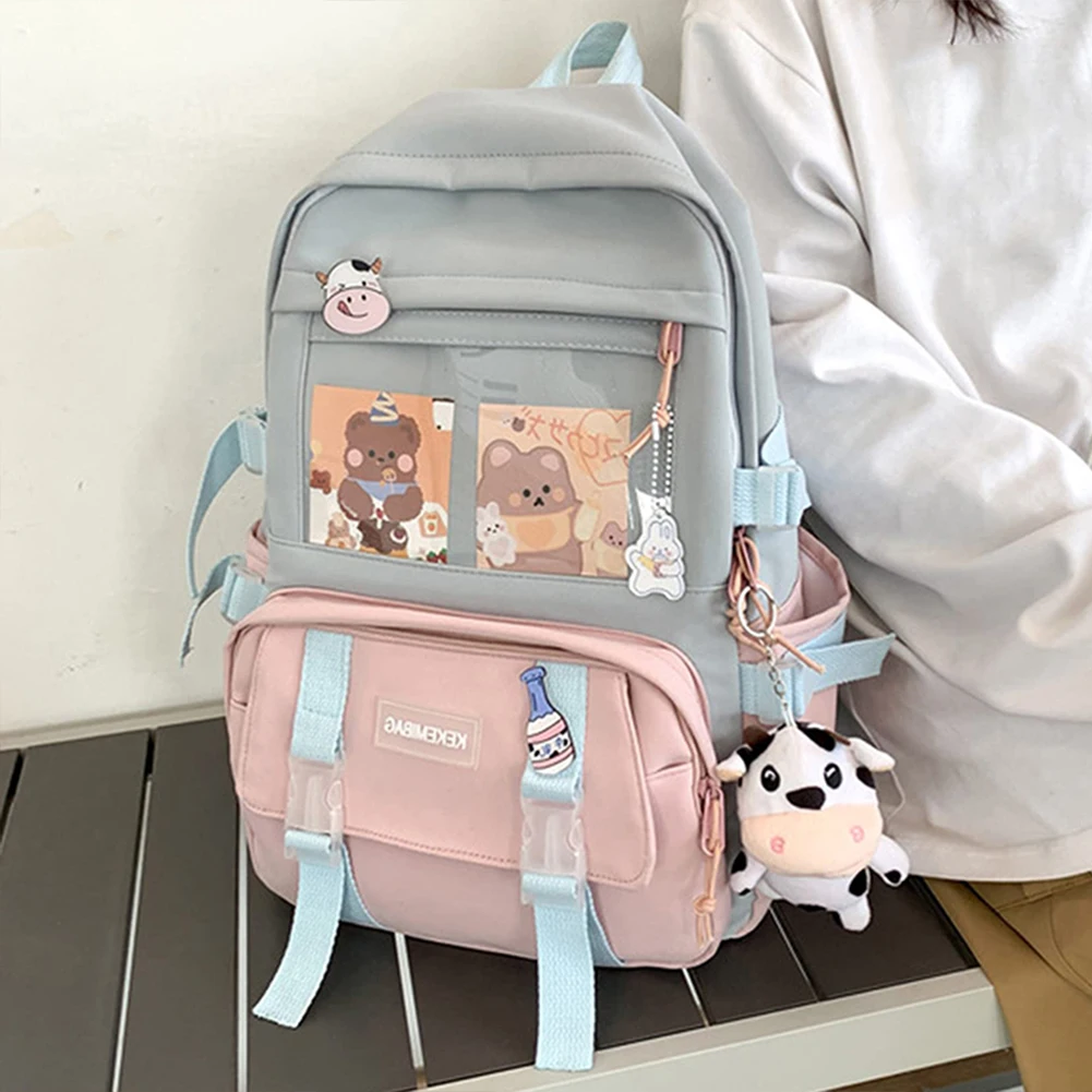 Kawaii School Backpack Nylon Women&#39;s Backpack Cute Laptop Knapsack with Giveaway - $116.97