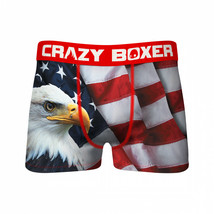 Patriotic Eagle with Flag Men&#39;s Underwear Boxer Briefs Multi-Color - £13.26 GBP