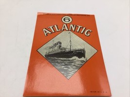 Vintage 1920&#39;s Steamship Atlantic Broom Label Baltimore Nautical Original - £6.25 GBP