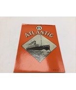 Vintage 1920&#39;s Steamship Atlantic Broom Label Baltimore Nautical Original - £8.91 GBP