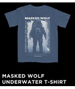 MASKED WOLF ASTRONAUT IN THE OCEAN T-SHIRT MEN&#39;S L LARGE NIP - $40.60 CAD