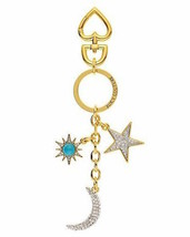 Juicy Couture Key Ring fob Purse Charm Sun Moon Star NWD - £27.58 GBP