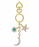 Juicy Couture Key Ring fob Purse Charm Sun Moon Star NWD - £27.60 GBP