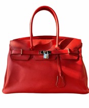 Borse in Pelle red tote bag  bag - £44.07 GBP