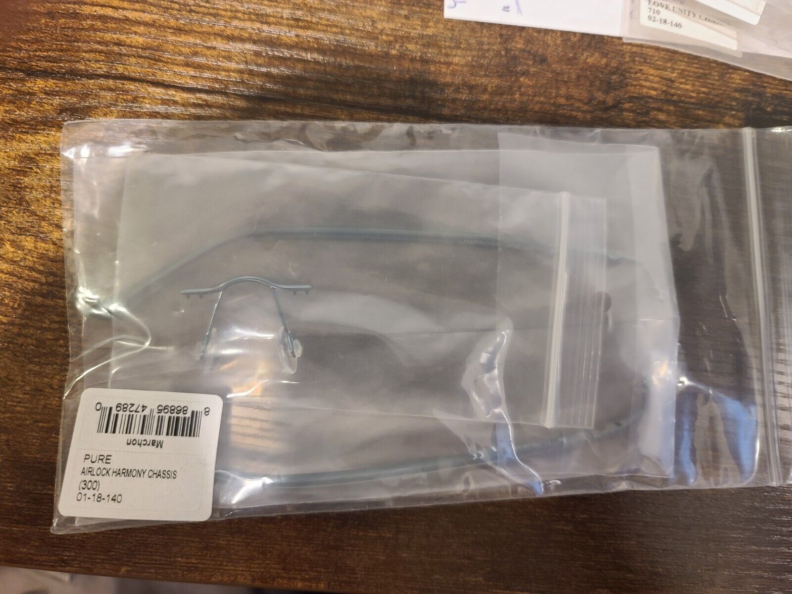 Brand New Authentic Airlock Pure Eyeglasses Harmony Chassis 300 Titanium - $39.59