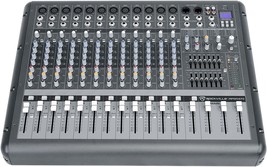 6000W 14-Channel Powered Mixer With Usb, Effects, And 14 Xdr2 Mic Preamp... - £306.76 GBP