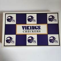 Team NFL Detroit Lions vs Vikings Helmet Checkers Game Vintage Collectible 1993 - £9.56 GBP