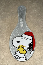 Peanuts SNOOPY Santa Hat Hugging WOODSTOCK Spoon Rest Christmas New HOLI... - $19.99