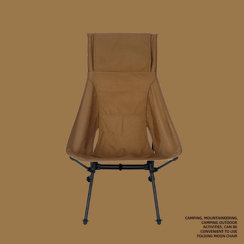 Outdoor Portable Folding Chair, Ultra Light Aluminum Alloy Moon Chair,  Fishing - £75.92 GBP+